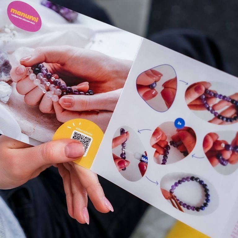 Manumi creative kit for making bracelets from minerals according to the zodiac signs