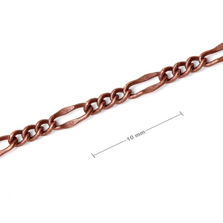 Unfinished jewellery chain antique copper No.56