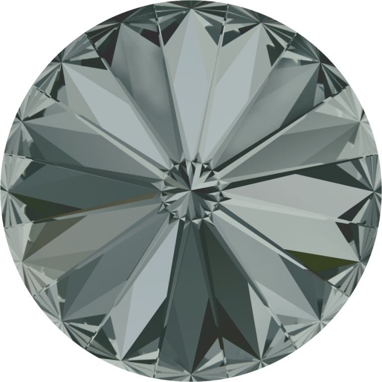 SWAROVSKI Rivoli 1122 18 mm Black Diamond F