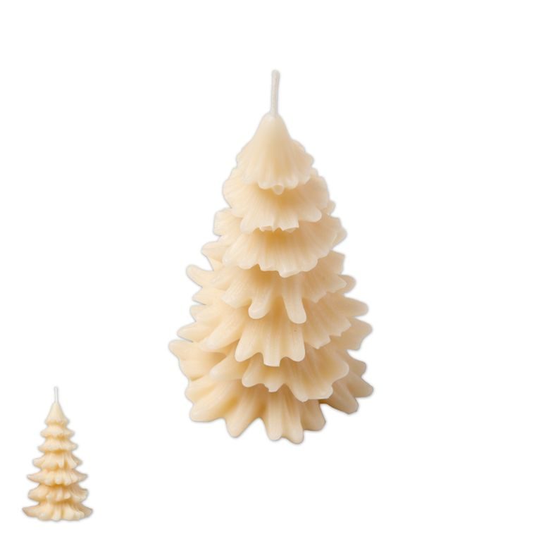 Silicone candle mould in the shape of a Christmas tree 70x60x100mm
