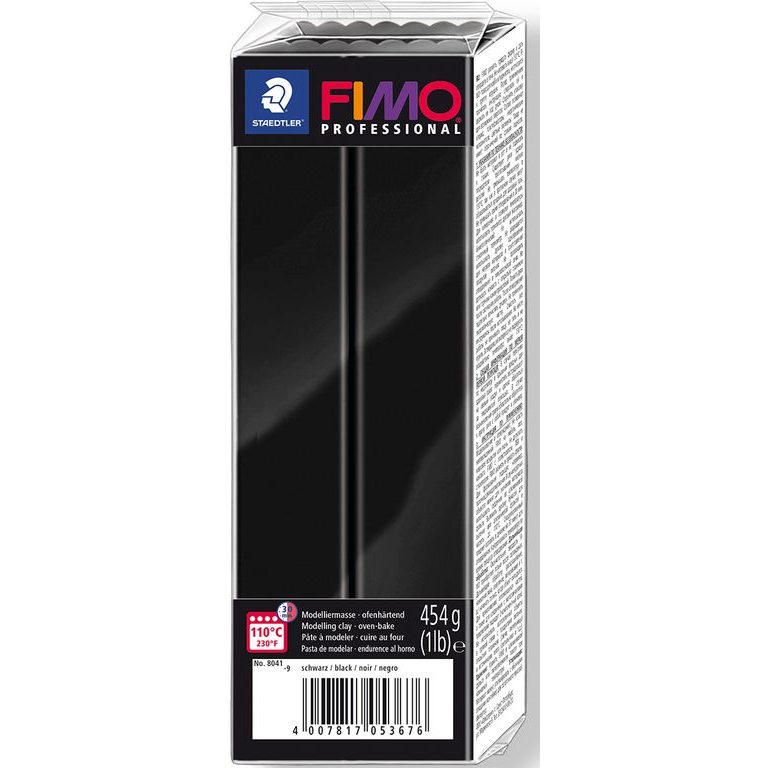 Pâte à Modeler FIMO Professional - 85 g - Noir STAEDTLER