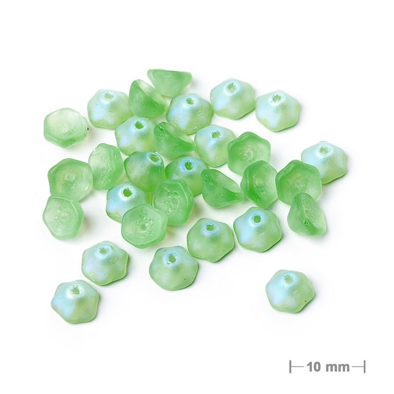 Glass pressed beads No.258