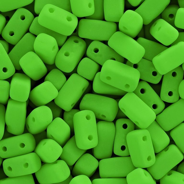 CzechMates Brick 6x3mm Neon Green No.120