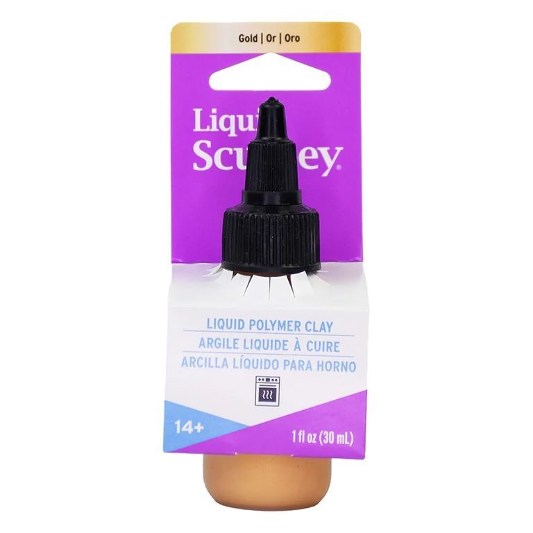 Sculpey Liquid Polymer 30 ml in gold