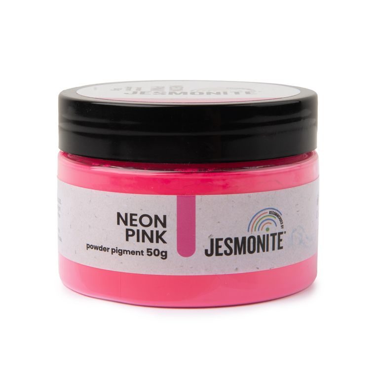 JESMONITE neonový minerální práškový pigment růžový