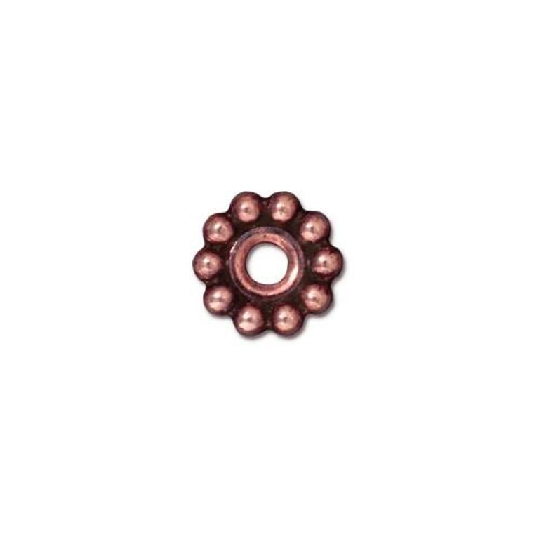 TierraCast decorative spacer 10mm antique copper No.376