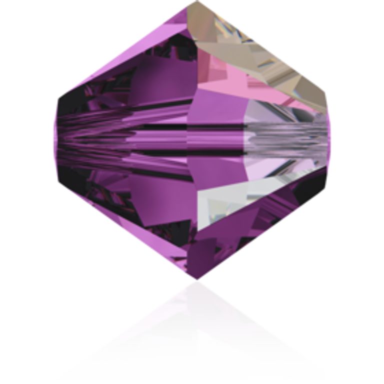 SWAROVSKI 5328 4 mm Amethyst AB