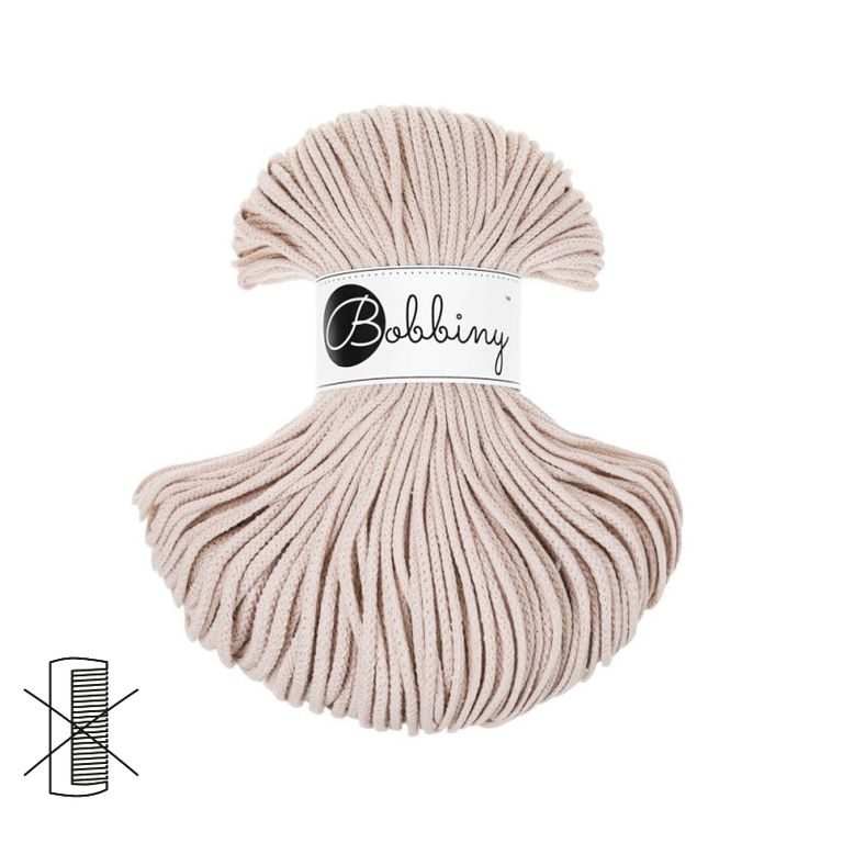 Bobbiny Șnur Macramé Junior 3mm Nude