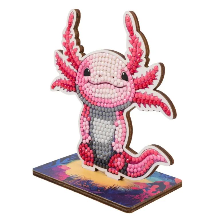 Diamantové malování postava axolotl