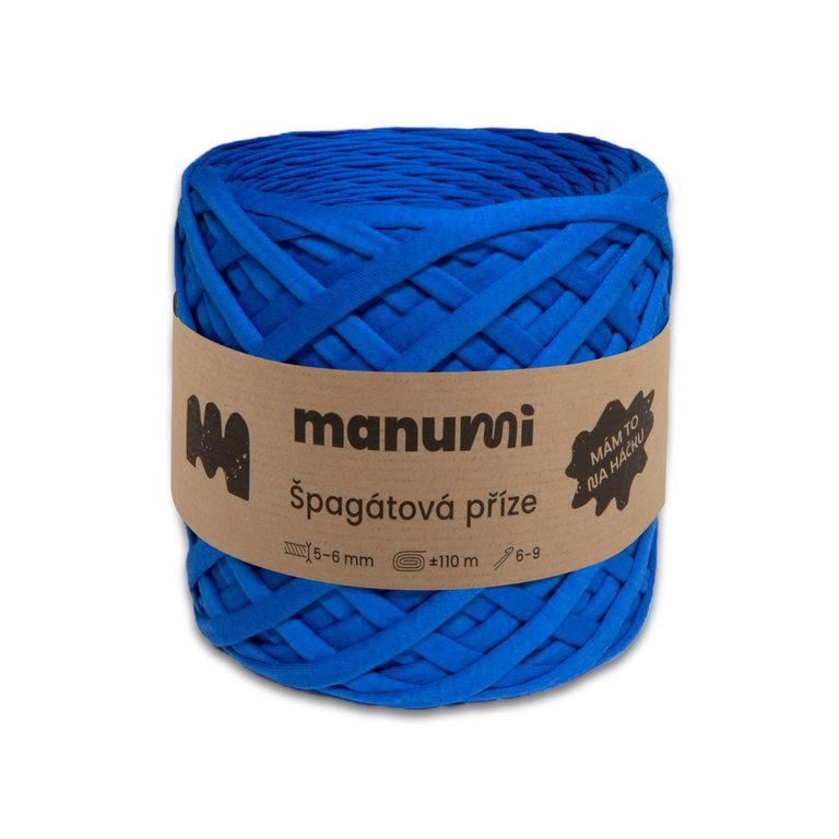 Manumi špagátová příze modrá