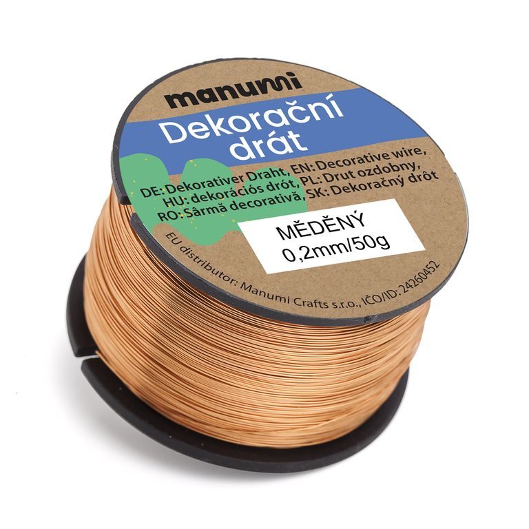 Medený drôt 0,2 mm/50 g