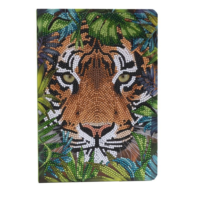 Diamond painting notebook Tiger in a Forest