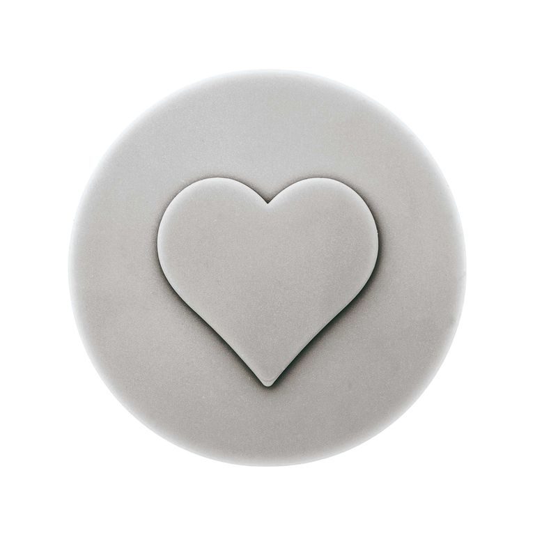 Soap stamp round Heart