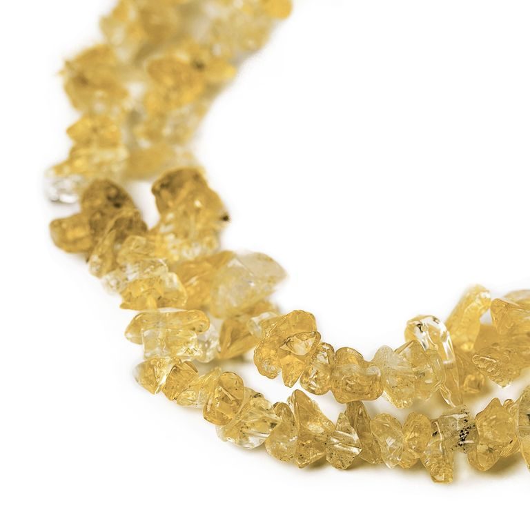 Citrine crystal chips 80cm