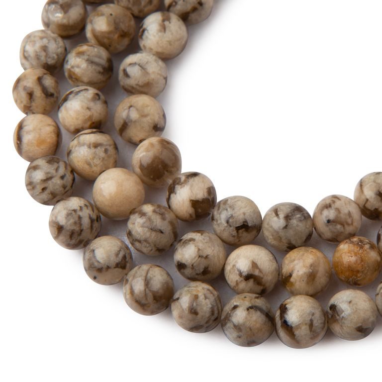 Feldspar beads 8mm