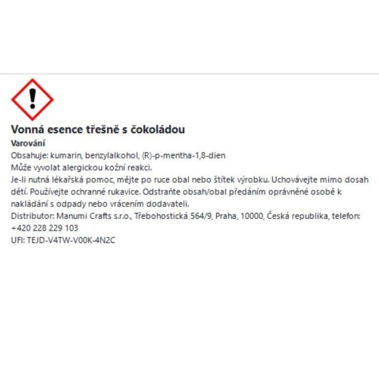 Manumi esență parfumată cireșe cu ciocolată 10ml