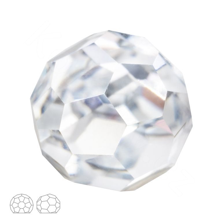 Preciosa MC piatră rotundă adezivă 8mm Crystal