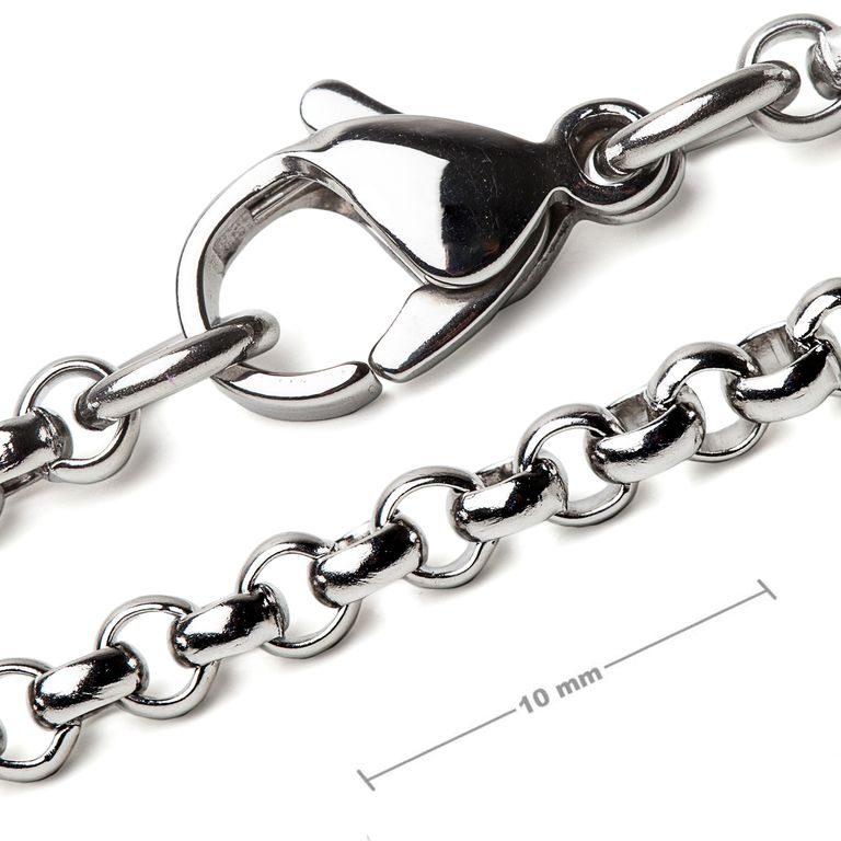 Stainless steel finished jewellery chain 45cm No.4