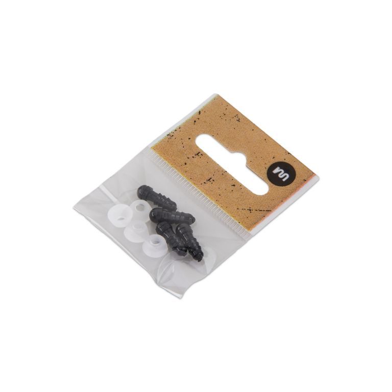 Toy eyelet ⌀5 mm with safety lock black