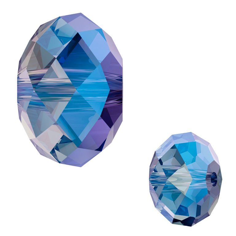 SWAROVSKI 5040 6 mm Light Sapphire Shimmer 2X