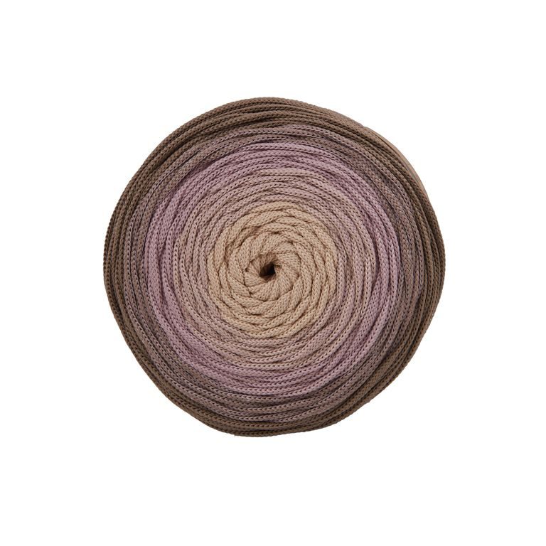 Manumi crochet polyester cord 5 mm ombré autumn