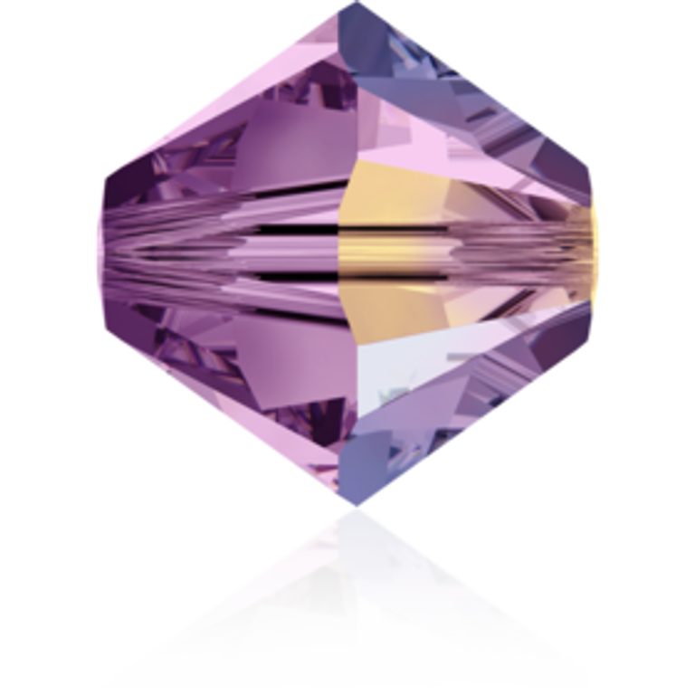 SWAROVSKI 5328 4 mm Light Amethyst AB