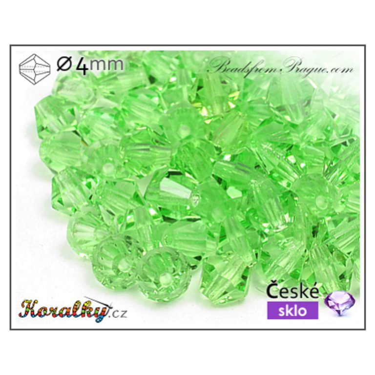 Czech crystal bicone beads 4mm No.55