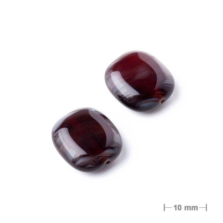 Glass pressed beads No.422