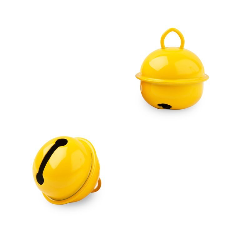 Bižuterní rolnička 24x22 mm Sunshine Yellow