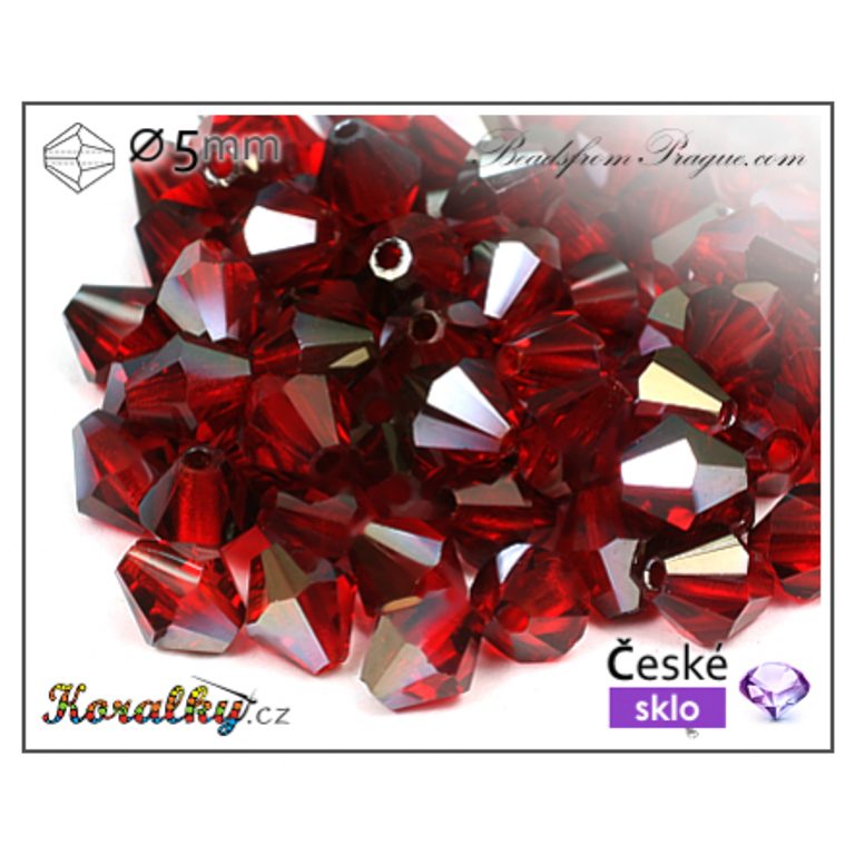 Czech crystal bicone beads 5mm No.128