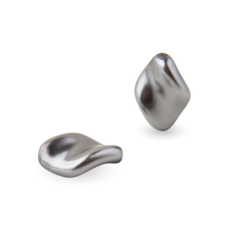 Voskové perly tvary 19x13mm hematit č.56