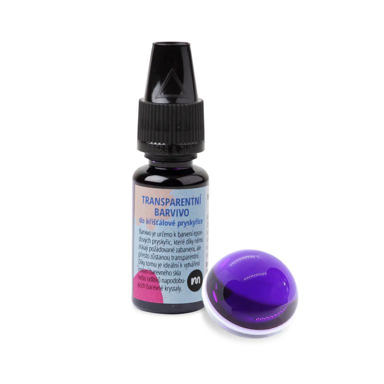Colorant transparent NANO pentru rășină de cristal mov 5ml