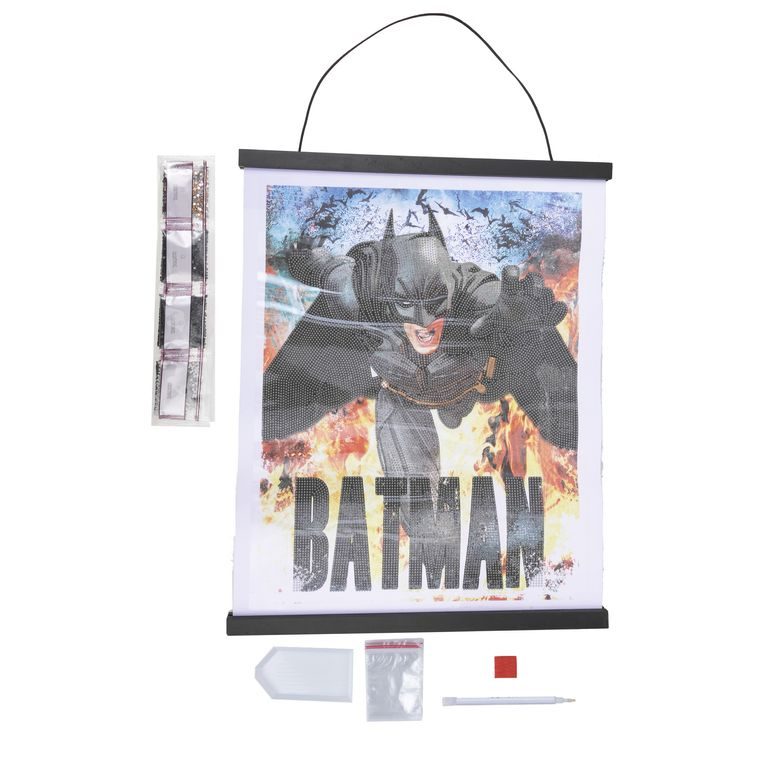 Diamond painting of Batman 35 x 45 cm