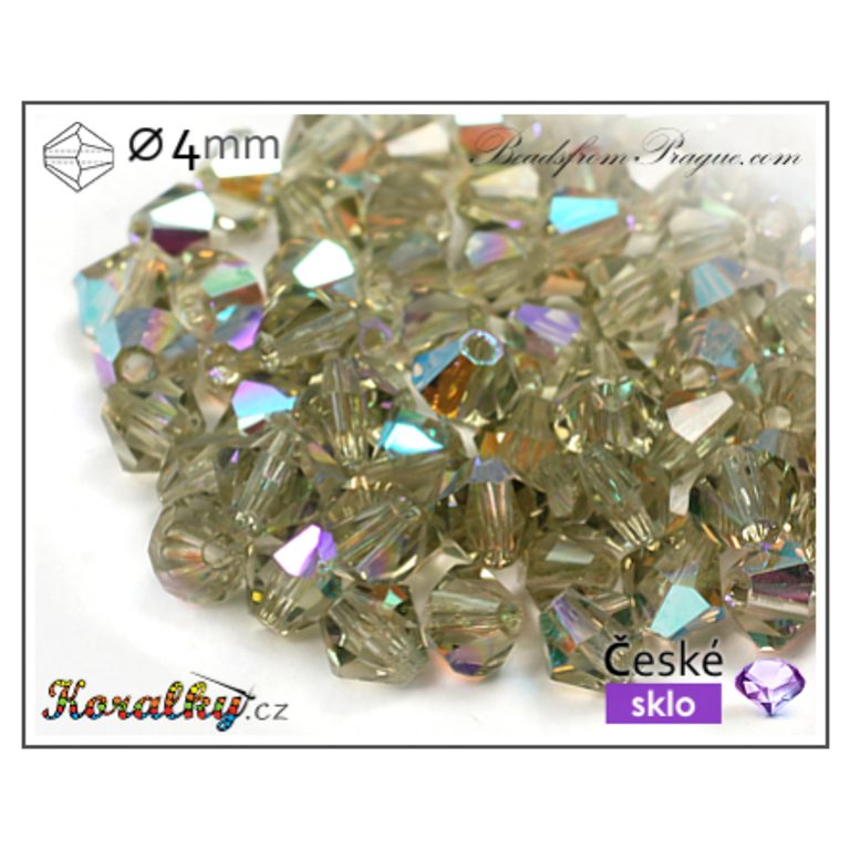 Czech crystal bicone beads 4mm No.106