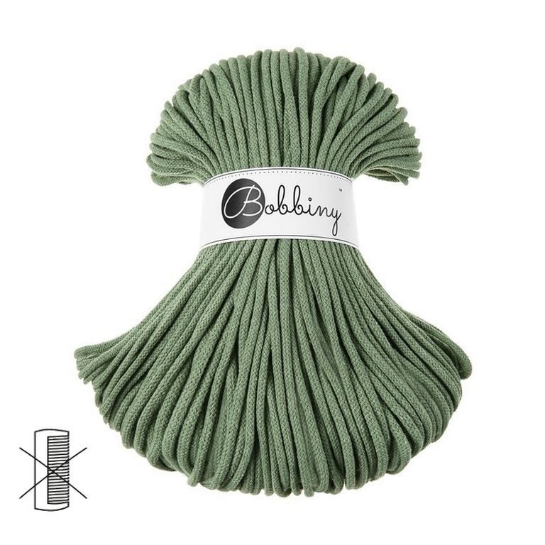 Bobbiny Șnur Macramé Premium 5mm Eucalyptus green