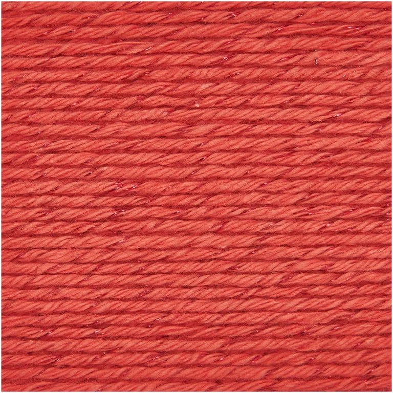 Háčkovacia priadza Ricorumi Twinkly Twinkly odtieň 009 červená