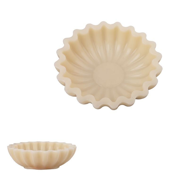 Manumi silikonová forma na odlévání kreativní hmoty 153 x 48 mm ve tvaru misky s reliéfy