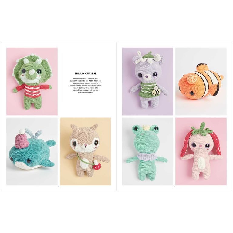 Kniha návodov na háčkovanie Chenillove Veľkí plyšové hračky anglická verzia