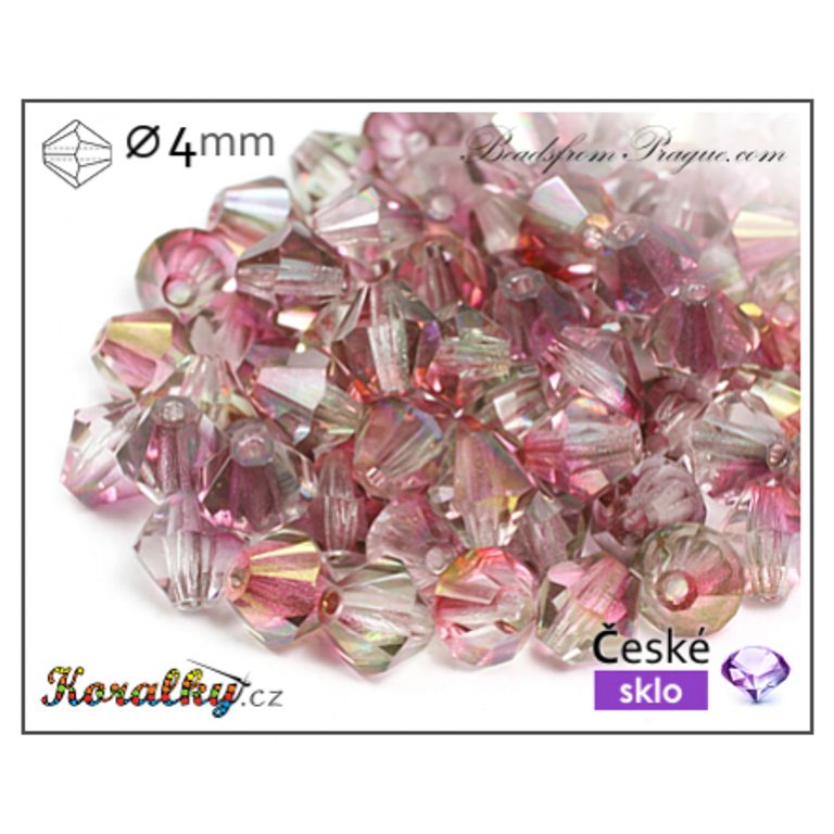 Czech crystal bicone beads 4mm No.89