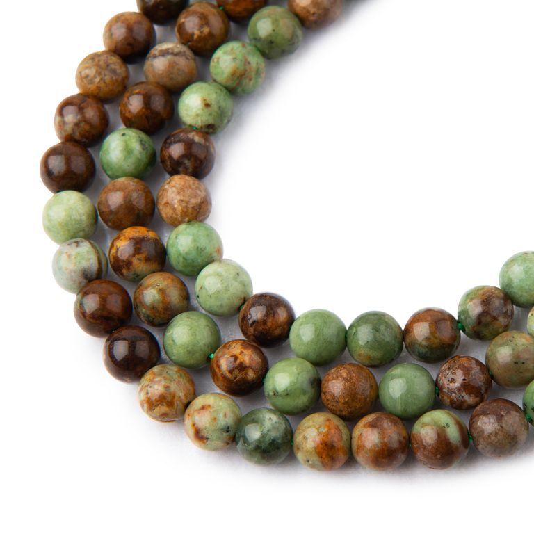 Green Opal beads 6mm