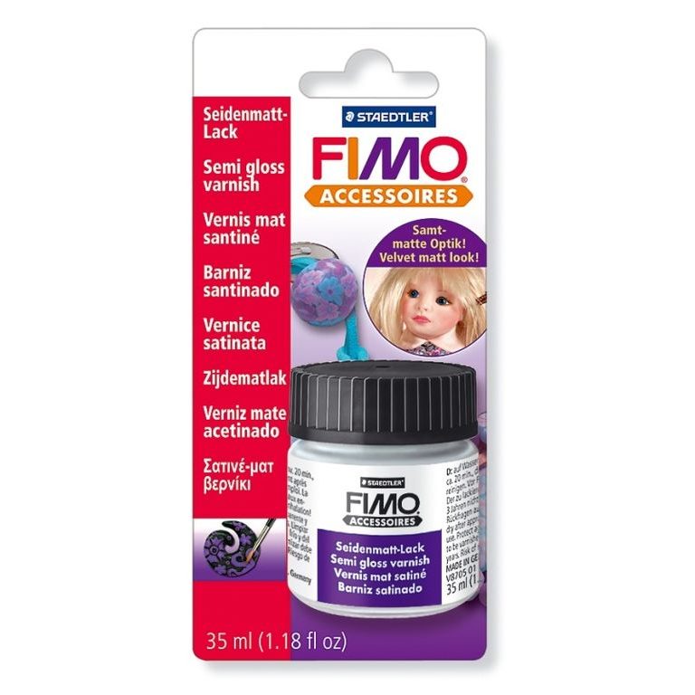 Fimo Varnish 35ml, Gloss, Finishing and Water-based Medium for All Polymer  Clay, Smoothing and Forming Tool for All Polymer Clay Crafts -  Hong  Kong