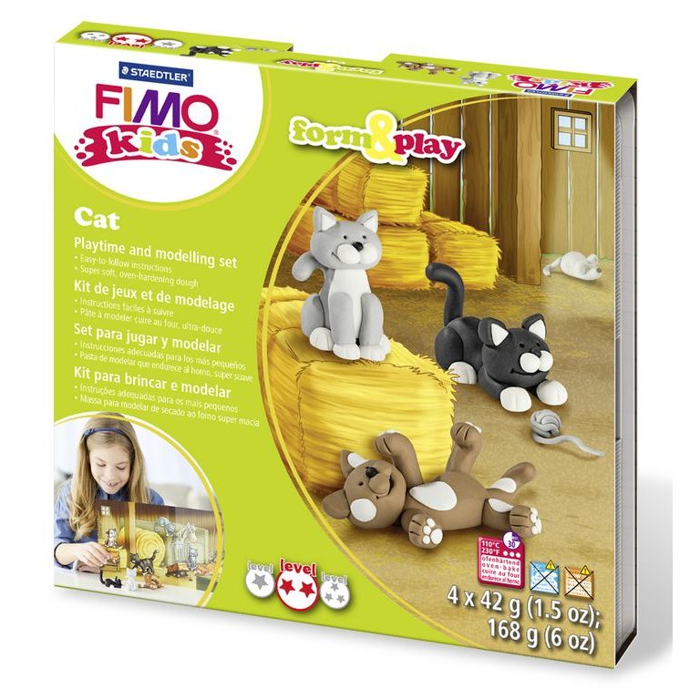 FIMO Kids Form&Play sada Kočky