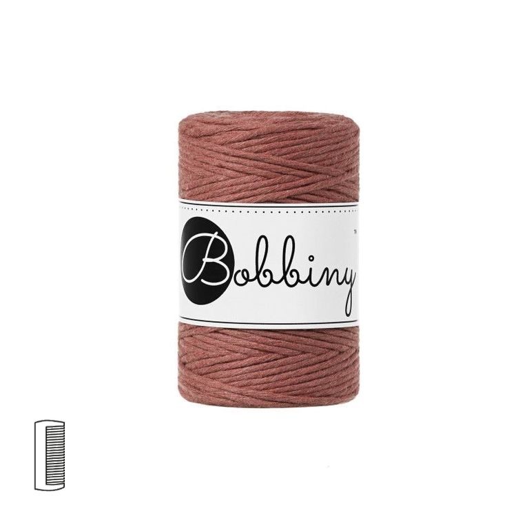 Bobbiny Fir textil Macramé Baby 1,5mm Sunset