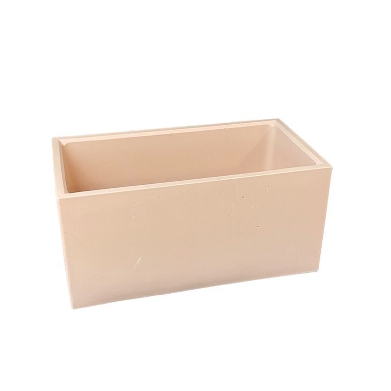 Profesionálna silikónová forma s výstužou na kvetináč kváder 19 x 10 x 8,5 cm