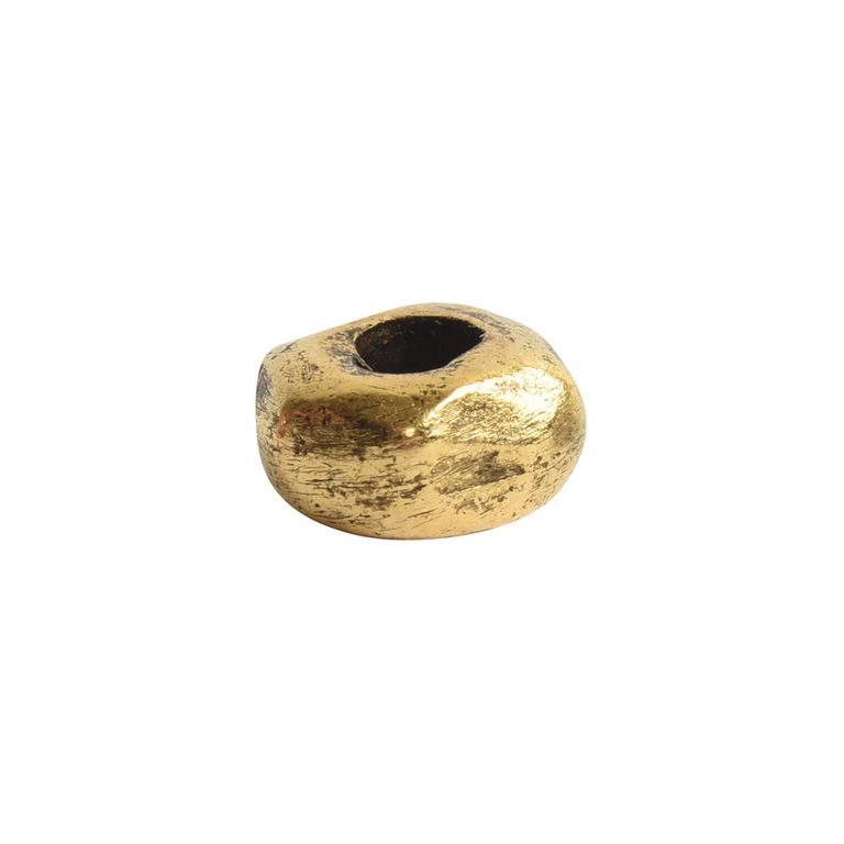 Nunn Design organic bead 7,5x5mm gold-plated