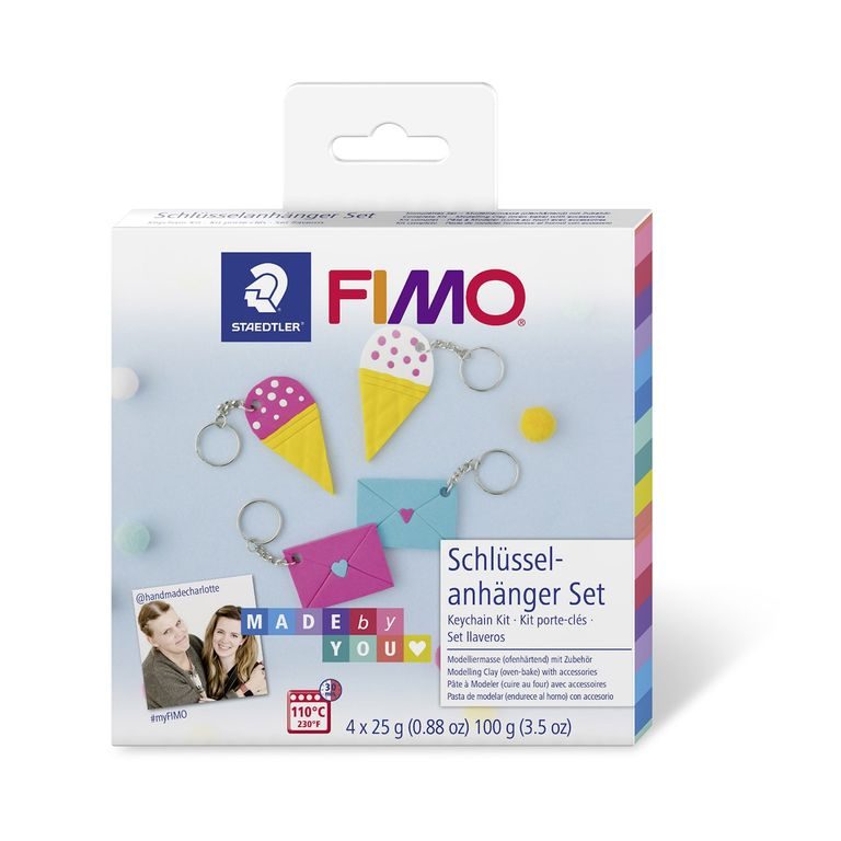 FIMO Soft Sada DIY Přívěsek na klíče