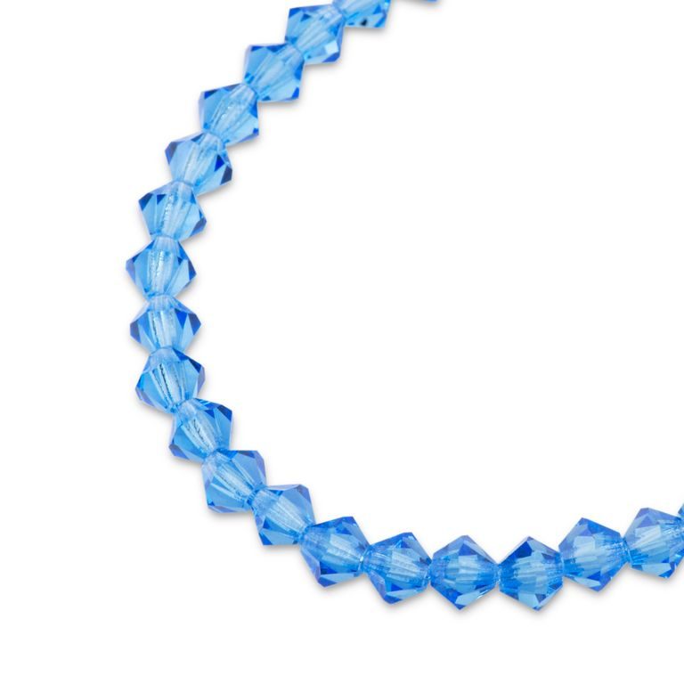 Preciosa MC bead Rondelle 4mm Sapphire