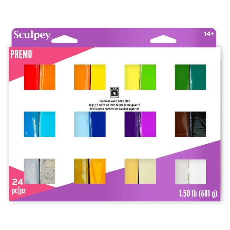 Sculpey PREMO set 681g 24 colours