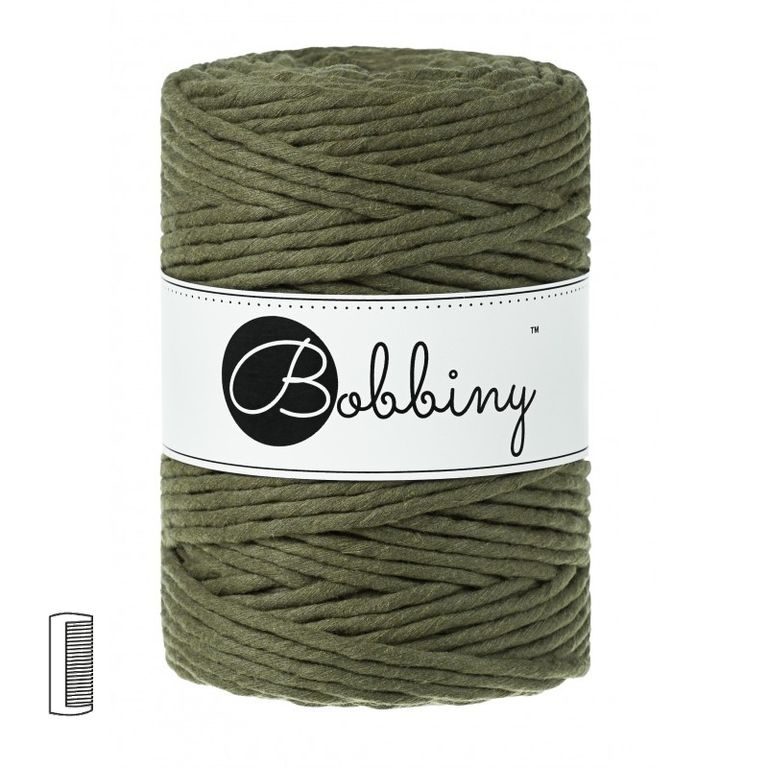 Bobbiny Macramé příze XXL 5mm Avocado