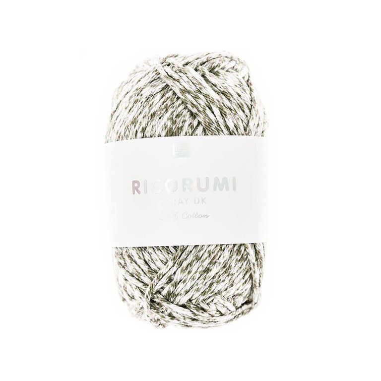 Ricorumi Spray Crochet Yarn shade 007 olive